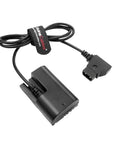 Alvin’s Cables D-tap to LP-E6P Dummy Battery Power Cable for Canon EOS R5 Mark ll/ R5/ R6 Mark ll/ R6 Mark III/ R6/ R7/ R Camera 2.6ft| 80cm
