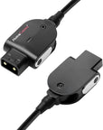 Alvin's Cables NP F550 Dummy Battery to Alvins Smart D-tap Coiled Power Cable for Sony NP-F550, NP-F570, NP-F970, SmallHD 702, Atomos Ninja Shinobi Camera Monitors