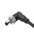 Alvin's Cables Dtap to Locking DC Right Angle Coiled Power Cable for Atomos Ninja V D-tap Cable for Blackmagic Video Assist, for Hollyland Mars 400S, Ultra Flexible 2ft