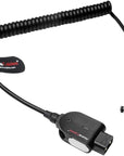 Alvin's Cables Atomos Ninja V D-tap Power Cable, 1.6-4ft Smart Dtap to Locking DC 2.1 Coiled Cable for Blackmagic Video Assist, for Hollyland Mars 400S, Ultra Soft