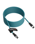 Alvin's Cables M12 8 Pin Male to 8 Pin Female A-Code Cat6a High-Flex Shielded Sensor Actuator Cable for Cognex Industrial Camera 16.4ft, Green