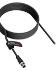Alvin's Cables M12 A-Code 8 Pin Male to Open End Power I/O Cable Cat6a High-Flex Shielded for Cognex Keyence Basler Industrial Automation Fieldbus Module 9.84ft/3m
