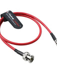 Alvin's Cables Micro BNC to BNC Cable 12G-SDI High Speed 4K UHD Video Coaxial Cable, 75 Ohm Ultra-Soft for Blackmagic Video Assist 5" Monitor, Red 50CM|19.7inches
