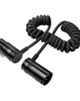 Alvin's Cables Low-Profile XLR 3 Pin Male to Female Ultra-Flexible Coiled Cable, Aramid-Reinforced for Sony|Canon|Blackmagic Pro Cameras & Studio Audio
