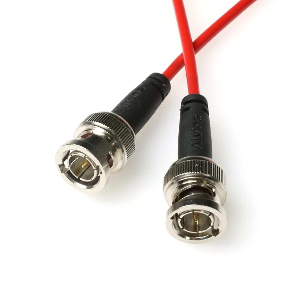 Alvin's Cables SDI Cable Ultra-Thin 75Ω Coaxial Cable for Sony Canon Panasonic HD|4K 6G-SDI Camera Camcorder Video Transmission, 60CM|2ft