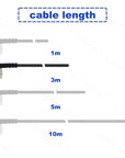 Alvin’s Cables HR10A-7P-6S Hirose 6 Pin Female to Open End Power I/O Cable High Flex Shielded for Sony CCD XC-75, Basler Ace GigE, AVT GigE Industrial Camera 9.8ft/3m