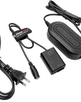 Alvin’s Cables NP-FW50 Dummy Battery AC Power Adapter Charger Kit for Sony ZV-E10 A7 II A7R II A7S II A5100 A6000 A6300 A6400 A6500 NEX-3N NEX-5 NEX-6 Camera 13ft| 4m