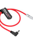 Alvin's Cables Ultra Soft DC to 2 Pin Power Cable for Teradek Bond, Blackmagic Pyxis, Z CAM E2 Camera, for Tilta Battery Plate 45cm|17.7in