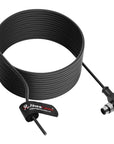 Alvin's Cables M12 A-Code 8 Pin Male Right Angle to Open End Power I/O Cable Cat6a High-Flex Shielded for Cognex Keyence Basler Industrial Automation Fieldbus Module 3.3ft/1m