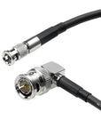 Alvin's Cables Micro BNC to BNC Cable 12G-SDI High Speed 4K UHD Video Coaxial Cable, Right Angle BNC 75 Ohm Ultra-Slim for Blackmagic Video Assist 5" Monitor,50CM|19.7inches