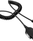 Alvin's Cables Atomos Ninja V D-tap Power Cable, 1.6-4ft Smart Dtap to Locking DC 2.1 Coiled Cable for Blackmagic Video Assist, for Hollyland Mars 400S, Ultra Soft