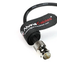 Alvin's Cables BNC Female to Right Angle BNC Male 12G-SDI High Speed 4K UHD Video Coaxial Cable, 75 Ohm, 50cm