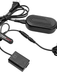 Alvin’s Cables NP-FW50 Dummy Battery AC Power Adapter Charger Kit for Sony ZV-E10 A7 II A7R II A7S II A5100 A6000 A6300 A6400 A6500 NEX-3N NEX-5 NEX-6 Camera 13ft| 4m