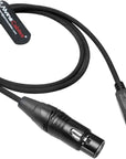 Alvin's Cables Ultra Flexible D-Tap to XLR 4 Pin Female Braided Power Cable for Sony Venice|F5|F55|SXS, Panasonic Varicam Camera, TVlogic LVM-170A Monitor, 1M|39.4inches, Black