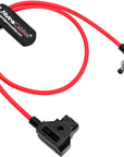 Alvin's Cables Dtap to Locking DC 2.1 Cable, Atomos Ninja Dtap Power Cable Right Angle Ultra Soft for Video Devices PIX-E7 PIX-E5 Monitor, for Hollyland Mars 400s 60cm|23.6in