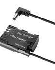 Alvin's Cables LP-E6NH Dummy Battery to DC Power Cable for Canon-R5C Camera, EOS R7 R6 R 90D 80D 7D Mark II 7D 70D6D 60D 5D Mark IV 5DS Camera, 50cm/19.7inches