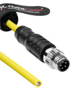 Alvin's Cables M8 5-Pin B-Code Male to Flying Lead I/O Cable for Cognex in-Sight Micro 2000, Trigger Strobe Cable for Vision System Industrial Automation, High Flex,1m/3.3ft