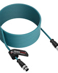 Alvin's Cables M12 A-Code 8 Pin Male to 8 Pin Female Cat6a High-Flex Shielded Sensor Actuator Cable for Cognex Industrial Camera 15m/49ft