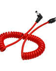 Alvin's Cables Ultra Soft DC to Hirose 4 Pin Power Coiled Cable for Sound Devices 633| 644| 688, Zoom F4|F8, ZAXCOM