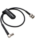 Alvin's Cables Micro-BNC High-Density BNC to BNC 6G HD SDI Coaxial-Cable for Blackmagic-Video-Assist, Right-Angle 75 Ohm 50cm|19.7inches