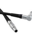Alvin’s Cables Control Cable for Arri RIA-1 to Ward's Sniper Mark 3 III Rangerfinder Monitor, Compatible with K2.0036186 KK.0039980, 4 Pin Right Angle Rotatable to Straight Data Cable, 30cm|11.8inches