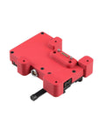 Alvins V-Mount Battery Plate for SmallHD Ultra 5 & Ultra 7, Direct Contact Power Supply with 1 x D-Tap & 2 x 0B 2 Pin Outputs, Red