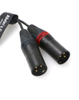 Ta5f to Dual XLR 3-Pin Male Audio-Cable for Lectrosonics-DCHR-Receiver to Sony-Fs700 Alvin’s Cables