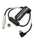 Alvin's Cables Nucleus-Nano II Motor Run Stop Cable for Tilta for Arri Alexa 35| Mini LF| LF| SXT| XT| Amira Cameras Fischer 3 Pin to Right Angle USB-C Type-C RS Cable 40cm| 15.7inches