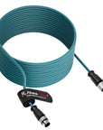 Alvin's Cables M12 A-Code 8 Pin Male to 8 Pin Female Cat6a High-Flex Shielded Sensor Actuator Cable for Cognex Industrial Camera 15m/49ft
