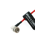 Alvin's Cables 12G SDI Flexible Coaxial Cable BNC Male to Male Right Angle for RED Komodo| Atomos Monitor 75 Ohm Shielded Cable for 4K Video Camera, Flexible 50CM