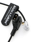 Alvin’s Cables Power Cable for RED Komodo 6K Camera, Ultra Soft Rotatable Right Angle 2 Pin Female to D-tap