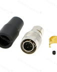 Alvins Hirose 4-Pin Male Connector HR10A-7P-4P Male Plug for Sound Devices 664| Zaxcom| Sony Venice
