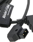 Alvin's Cables Ultra Soft D-tap Male to Female Extension Cable for DSLR Rig Anton Bauer Battery IDX SmallRig V-Mount Gold Mount Battery 1M| 39.4in
