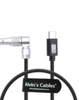 Alvin's Cables PD USB-C Type-C to 2 Pin Female Power Cable Fast Charging Cable for RED Komodo Camera 45cm| 18inches