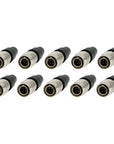 Alvins Hirose 4-Pin Male Connector HR10A-7P-4P Male Plug for Sound Devices 664| Zaxcom| Sony Venice