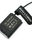 Alvin's Cables NP-FZ100 Dummy Battery to DC Right Angle Power Cable for Sony A7III A7RIII A7RIV A7RV A7C A7CII A7CR A7SIII A9 A9II A9III A1 A6600 A6700 Cameras 60CM|23.6in