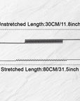 Alvin's Cables 8K HDMI Cable 2.1 48Gbps High Speed Φ2.4mm Ultra-Thin HDMI 8K@60Hz 4K@120Hz for Sony A7 A9, BMPCC, for Canon C70, for Atomos Ninja, for SmallHD, Left to Right Angle Coiled Cable