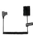 Alvin's Cables D-Tap to NP-FM500H Dummy Battery Power Cable for ARRI WCU-4 Hand Unit Coiled Cable Compatible with Sony DSLR A500 A550 A560 A580 A700 A850 A900 Alpha SLT A58 A65 A65V A77 Cameras