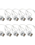 Alvin's Cables Dust Cap Compatible with LEMO 00B(6.4 mm) Connectors, Industrial Protective Cover with Metal Retention Wire, Dustproof, Moisture Resistant, 2 Pieces
