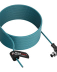 Alvin's Cables M12 A-Code 8 Pin Male Right Angle to Open End Power I/O Cable Cat6a High-Flex Shielded for Cognex Keyence Basler Industrial Automation Fieldbus Module 3.3ft/1m