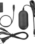 Alvin’s Cables ACK-E18 AC Adapter DR-E18 DC Coupler Kit, LP-E17 Dummy Battery Power Adapter Charger for Canon EOS 200D II 77D 800D RP R10 R50, Rebel SL2 SL3 T7i T8i Camera 13ft|4m