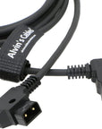Alvin's Cables Ultra Soft D-tap Male to Female Extension Cable for DSLR Rig Anton Bauer Battery IDX SmallRig V-Mount Gold Mount Battery 1M| 39.4in