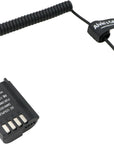Alvin’s Cables DMW-DCC17 DMW-BLK22 Dummy Battery to D-tap Power Adapter Coiled Cable for Panasonic Lumix S5 S5II S5K S5C GH6 GH5II G9 G9II Camera