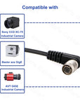 Alvin’s Cables HR10A-7P-6S Hirose 6 Pin Female to Open End Power I/O Cable High Flex Shielded for Sony CCD XC-75, Basler Ace GigE, AVT GigE Industrial Camera 9.8ft/3m