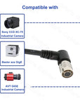 Alvin’s Cables HR10A-7P-6S Hirose 6 Pin Female to Open End Power I/O Cable High Flex Shielded for Sony CCD XC-75, Basler Ace GigE, AVT GigE Industrial Camera 9.8ft/3m