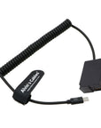 Alvin's Cables DMW-DCC8 Dummy Battery to PD USB-C Coiled Power Cable Replace DMW-BLC12 Power Adapter for Panasonic Lumix DMC-G5 G6 G7 GX8 G80 G81 G85 GH2 DMC-FZ200 FZ300 FZ1000 FZ2000 FZ2500 Cameras