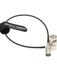 Alvin's Cables BNC Right Angle Male to BNC Female SDI Cable for Camera 50 Ohm