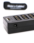 Alvin's Cables D-tap Splitter Ultrashort Power Cable D-Tap Male to 4 Port Dtap Female Cord for ARRI RED Cameras TILTA Steadicam IDX Battery