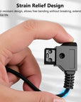 Alvin's Cables NP-FZ100 Dummy-Battery to Dtap Power Cable for Sony A7III A7R A9 ILCE-9 FX3 Digital Camera