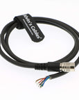 Alvin’s Cables HR10A-7P-6S Hirose 6 Pin Female to Open End Power I/O Cable High Flex Shielded for Sony CCD XC-75, Basler Ace GigE, AVT GigE Industrial Camera 9.8ft/3m